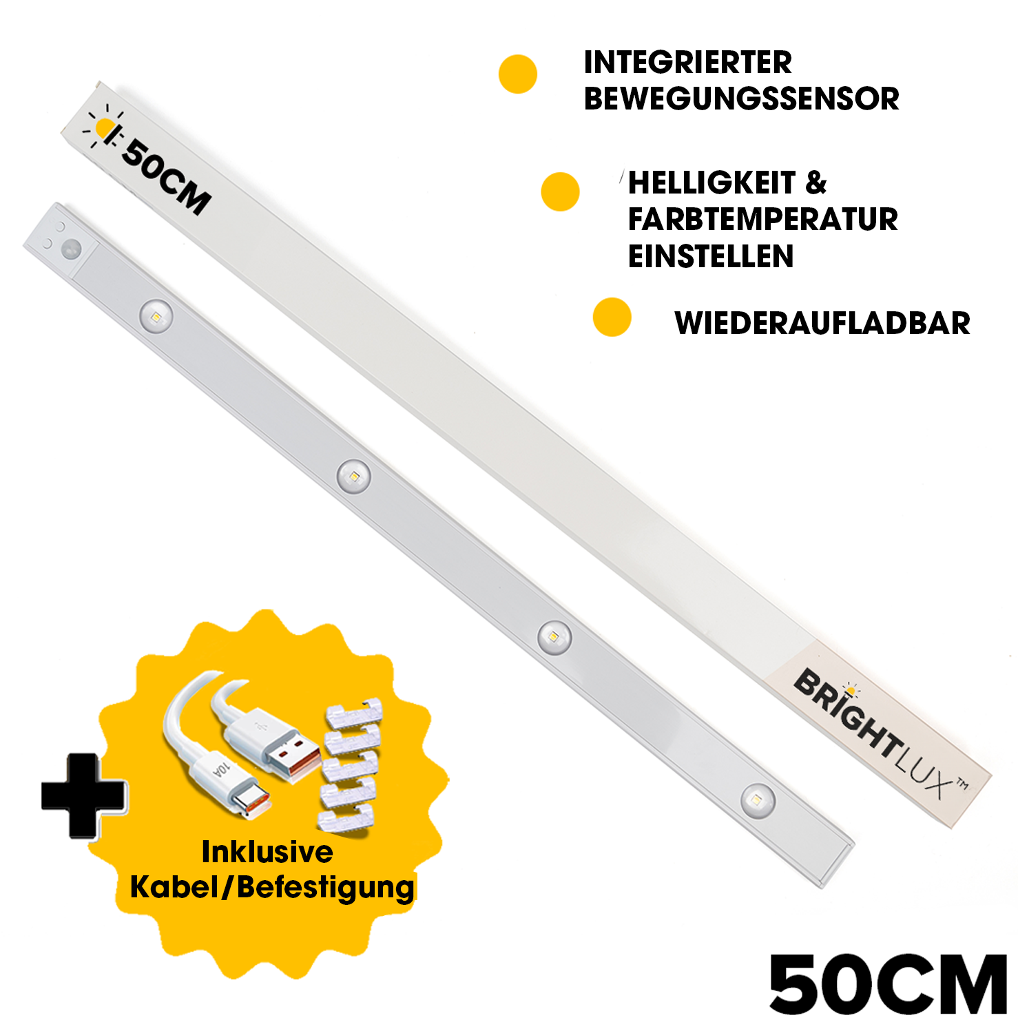 BrightLux™ – Kabellose LED-Lampe