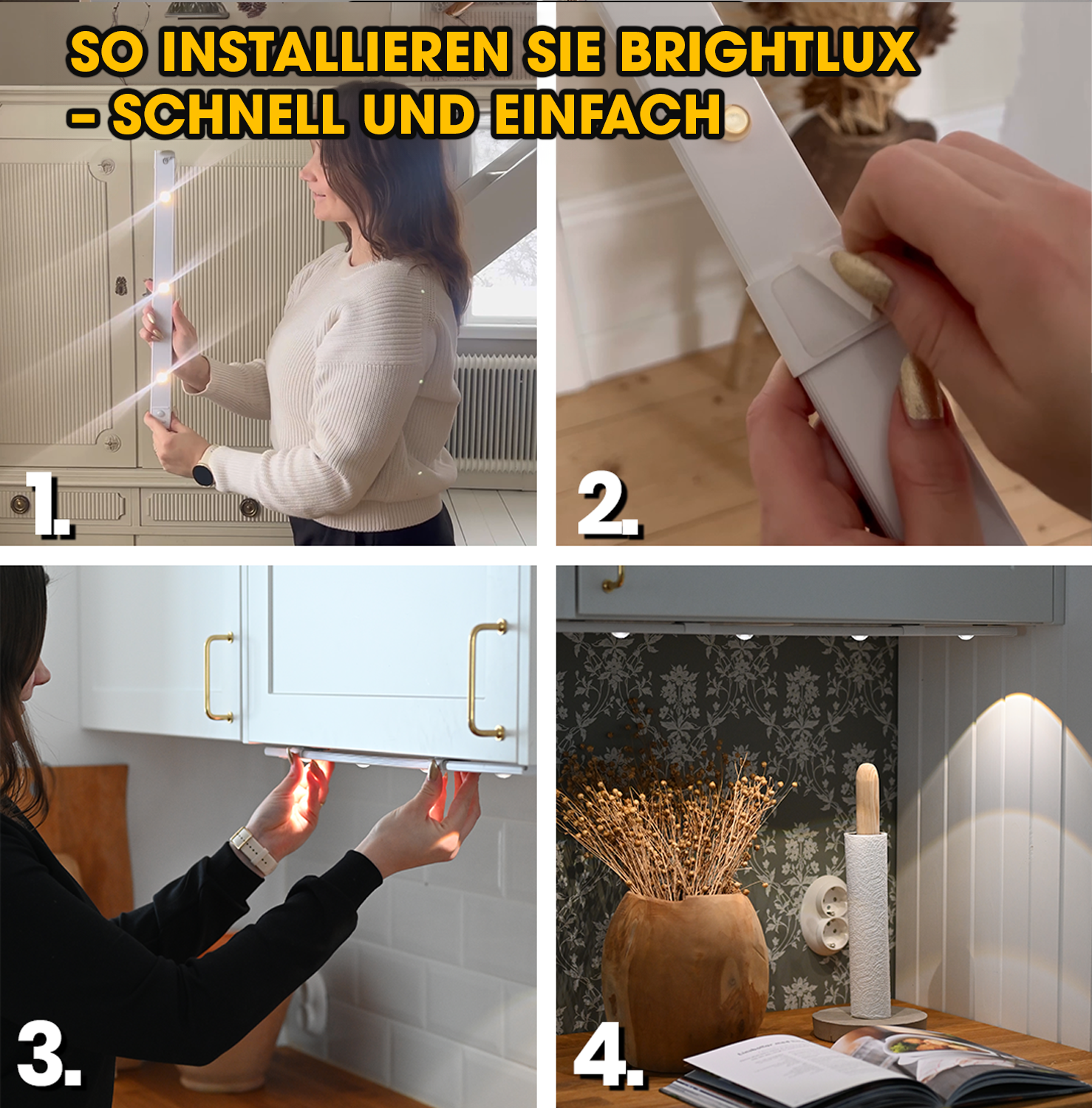 BrightLux™ – Kabellose LED-Lampe