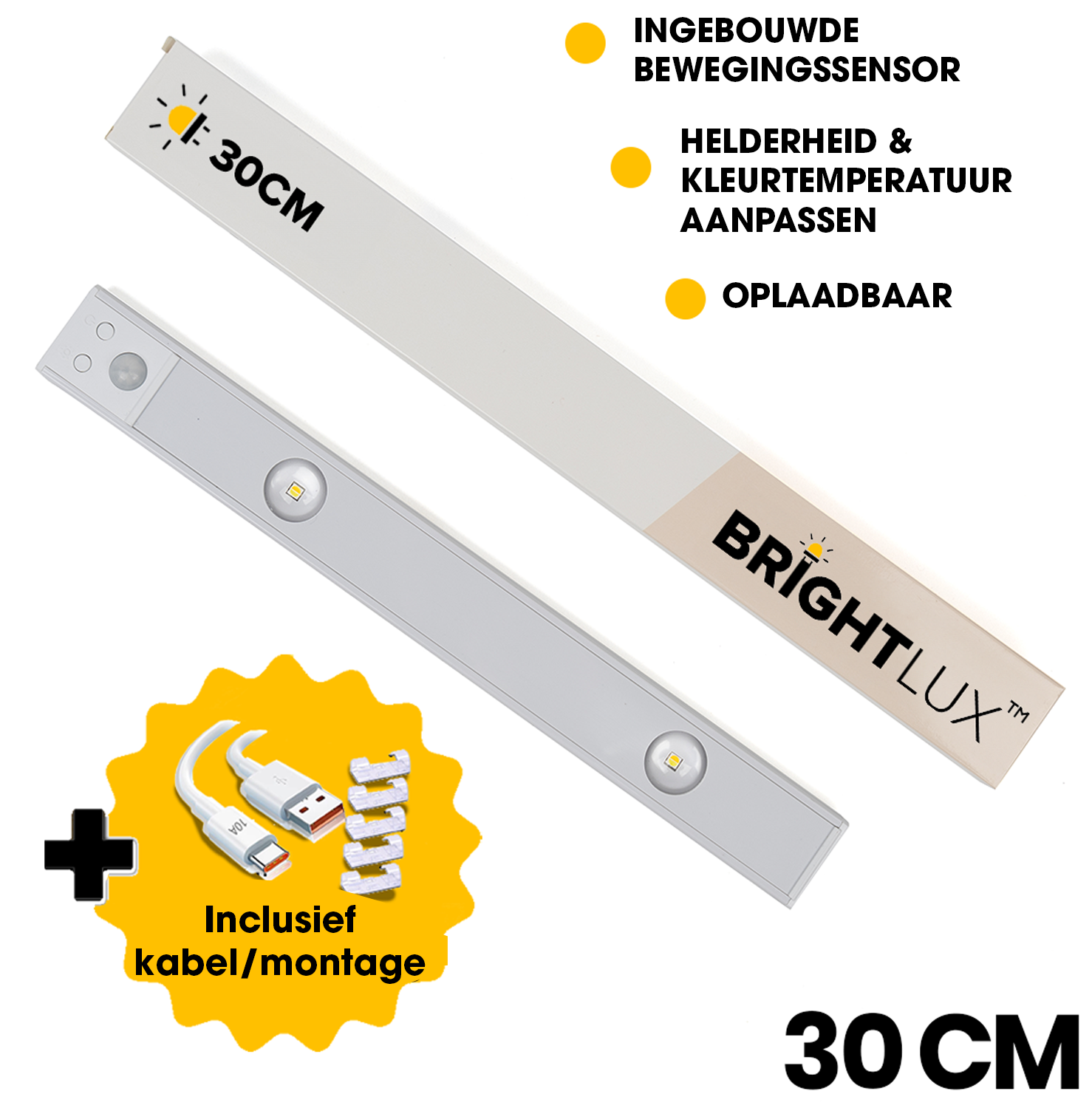 BrightLux™ – Kabellose LED-Lampe